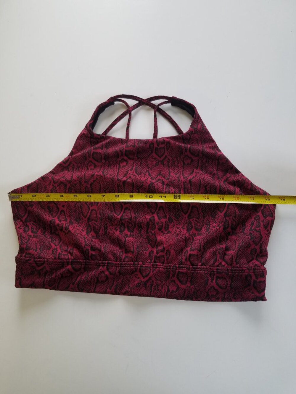 Buffbunny Collection Red Animal Print Sports Bra Size XXXL - Picture 4 of 7
